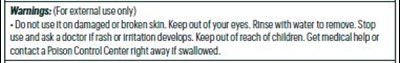 Warnings: ......stop Use And Ask A Doctor Ir Rash Or Irritation Develops.... (Nutrascreen Cb Ask Doctor)